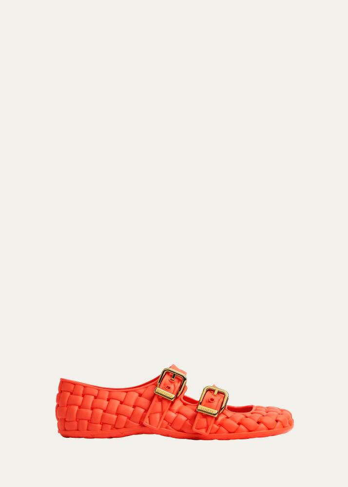 Bottega Veneta Amy Intreccio Dual Mary Jane Ballerina Flats Cover