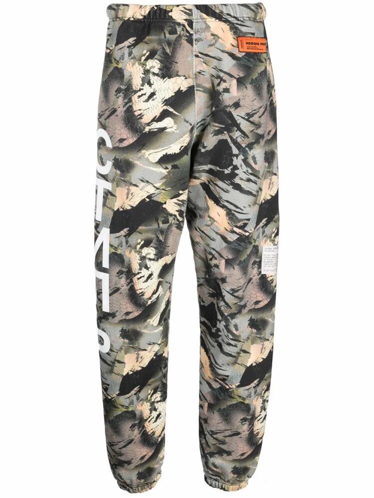 Heron Preston camouflage СТИЛЬ track pants - Green Cover