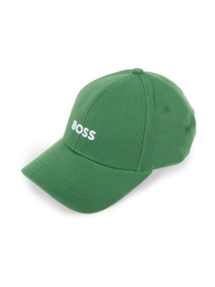 BOSS Men's Zed Logo Baseball Cap - Green Cover