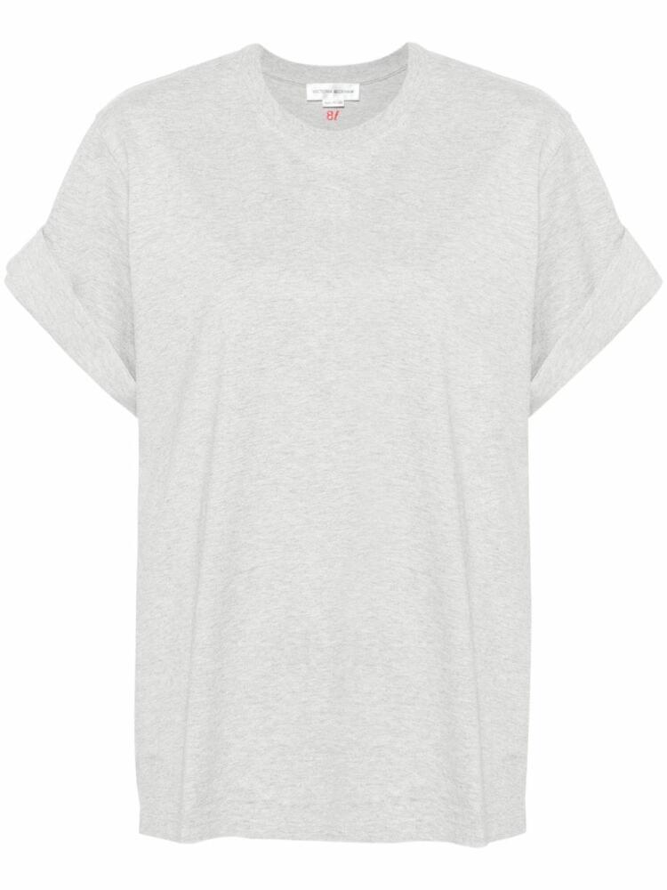 Victoria Beckham short-sleeve organic cotton T-shirt - Grey Cover