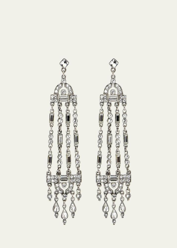 Ben-Amun Multi-Strand Crystal Drop Earrings Cover