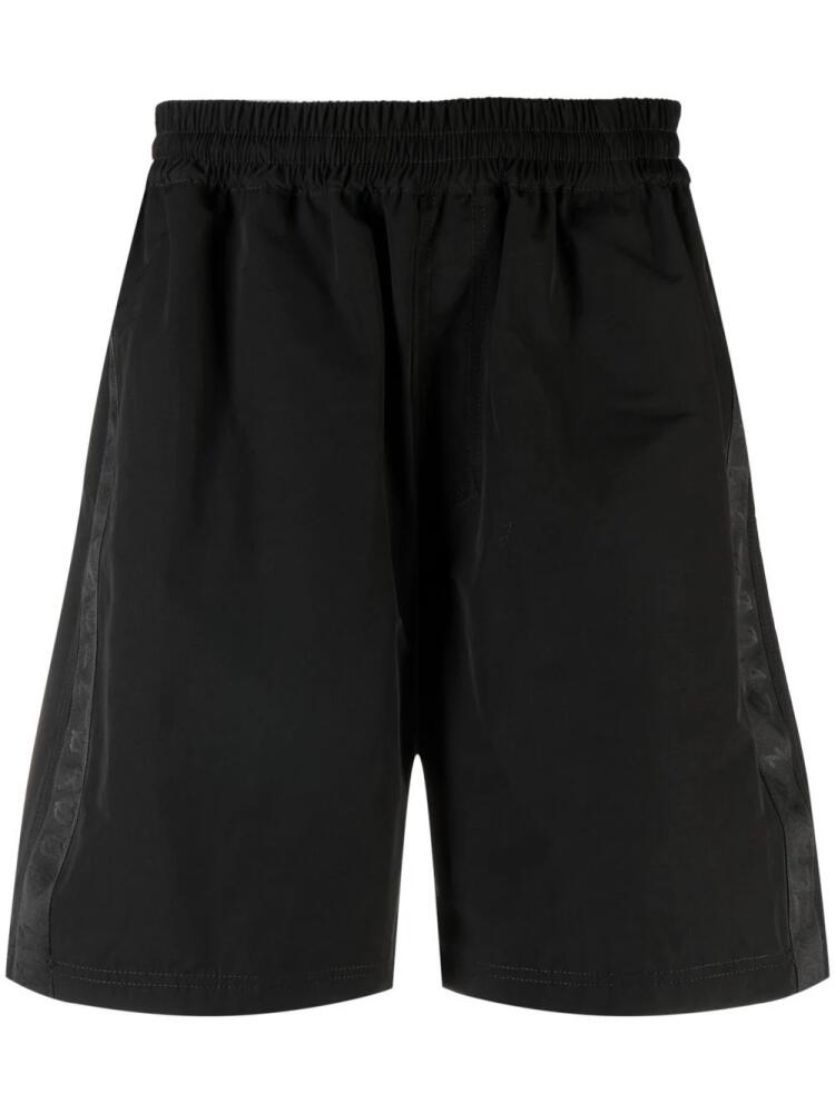 44 LABEL GROUP tonal side-stripe track shorts - Black Cover