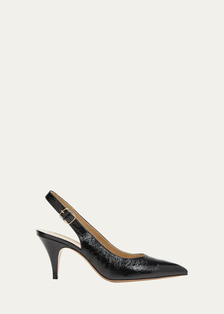 Khaite River Leather Slingback Pumps Cover