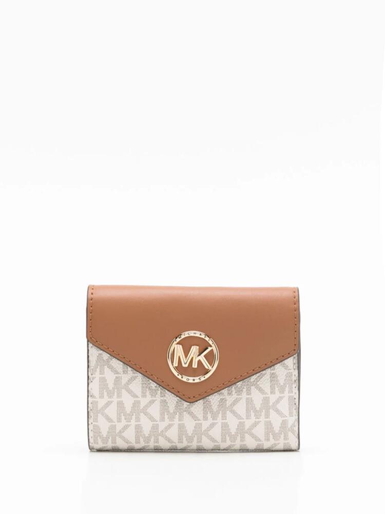 Michael Michael Kors Carmen logo-plaque wallet - Brown Cover