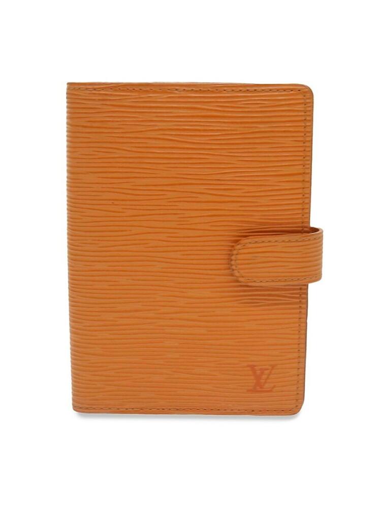 Women's Louis Vuitton Agenda Pm Wallet - Orange Cover