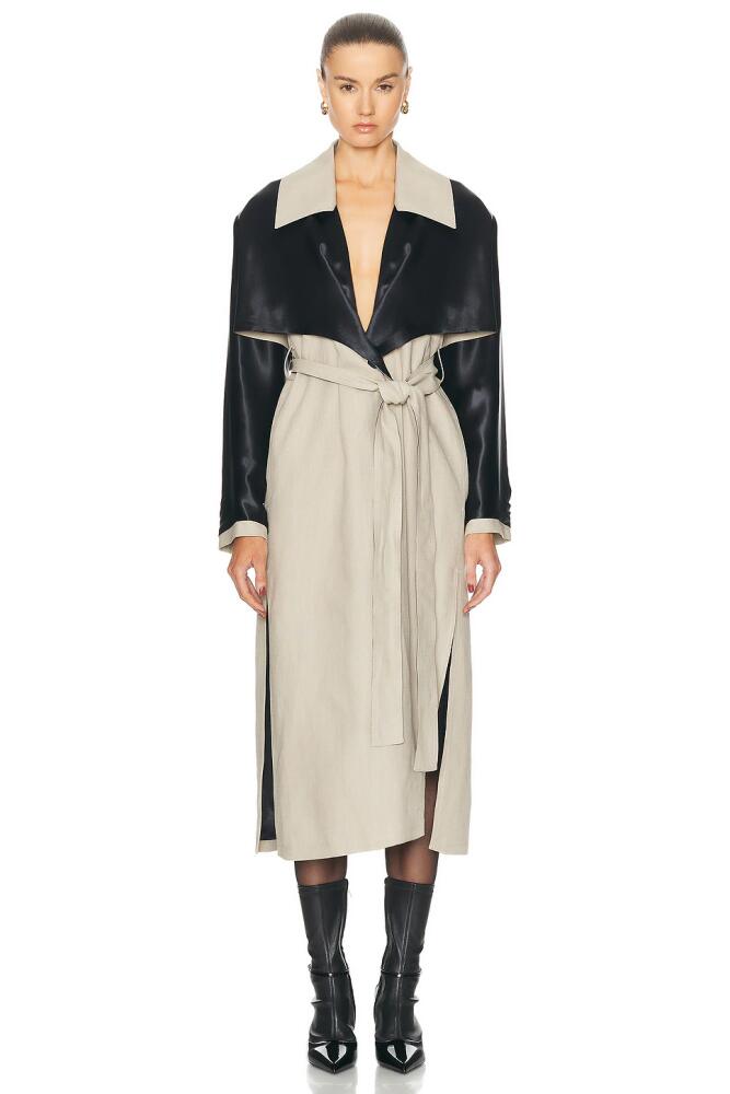 Ferragamo Trench Coat in Beige Cover