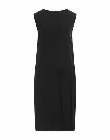 Ferragamo Woman Midi dress Black Silk Cover