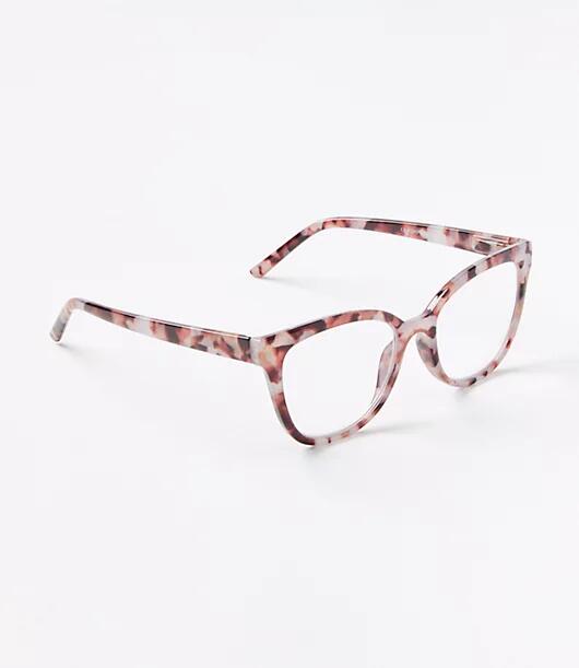 Loft Matte Tortoiseshell Print Reading Glasses Cover