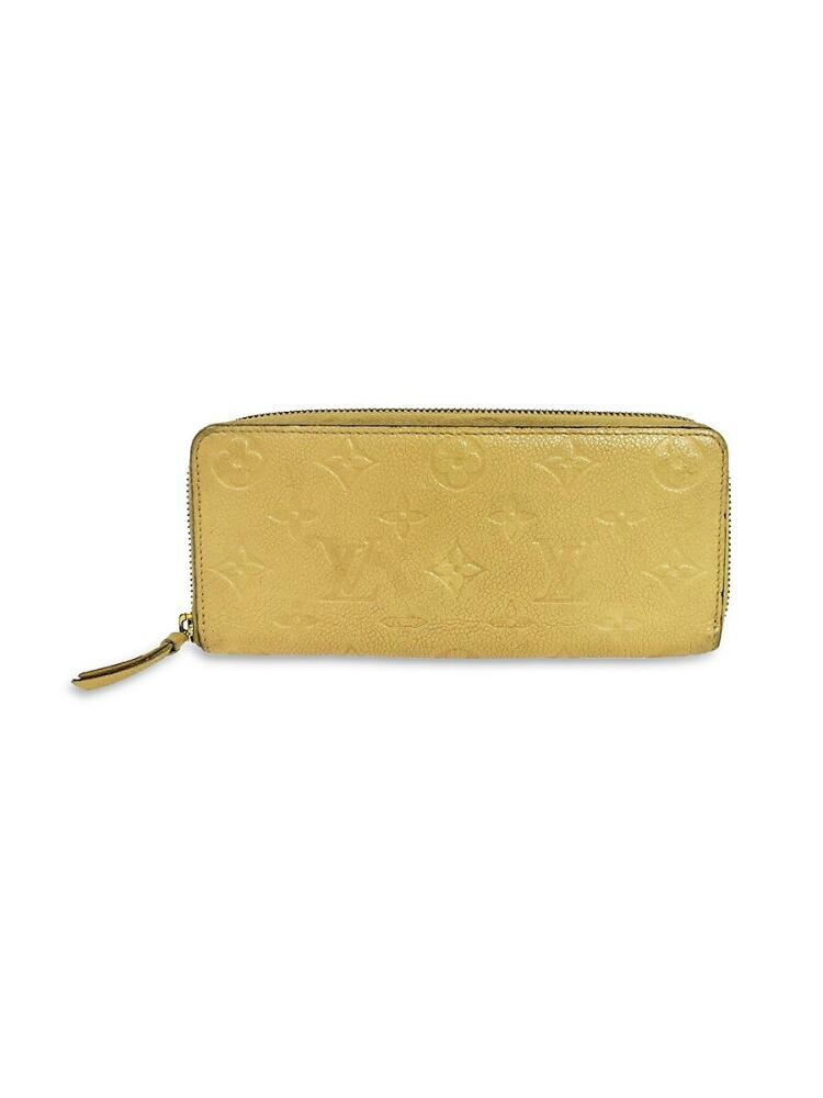 Women's Louis Vuitton Clemence Wallet - Gold Cover