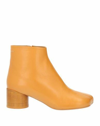 Mm6 Maison Margiela Woman Ankle boots Mandarin Leather Cover