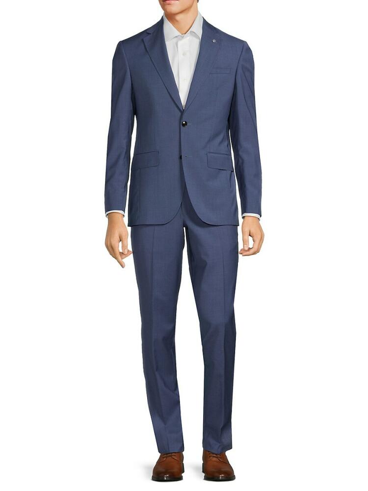 Ted Baker Men's Jay Woven Wool Suit - Blue Cover