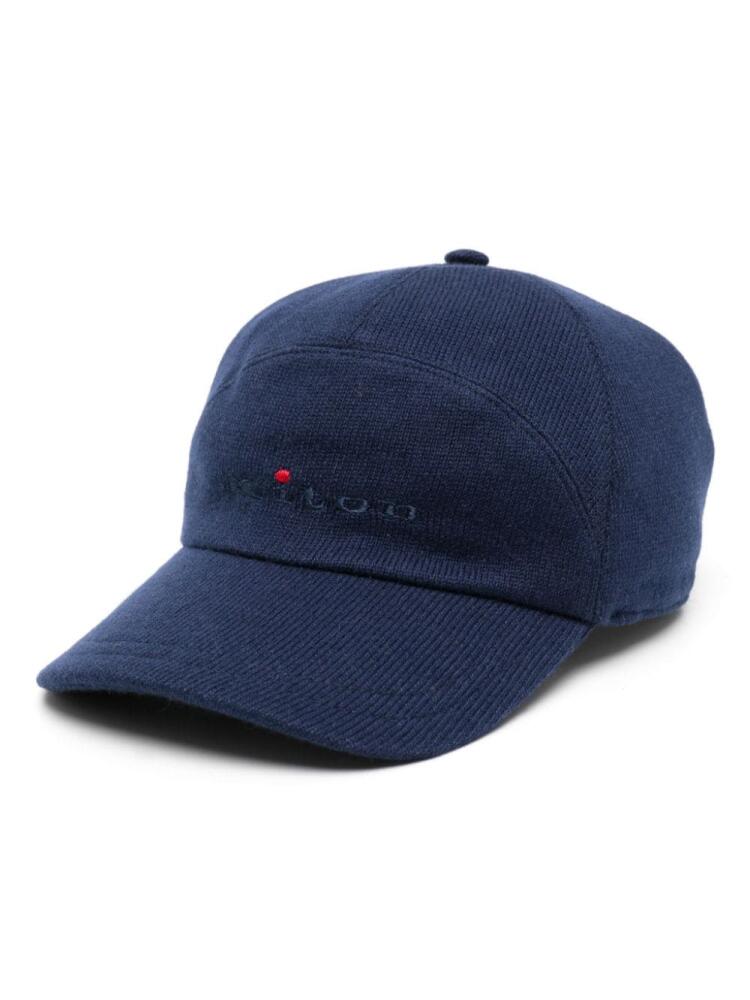 Kiton cashmere cap - Blue Cover