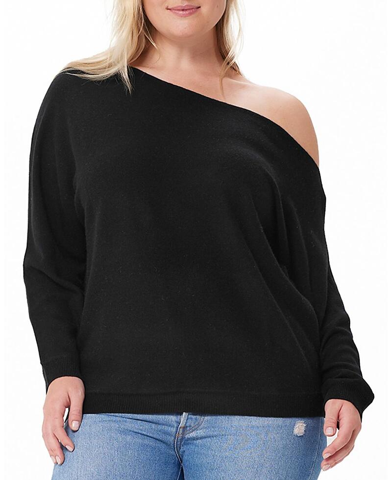 Minnie Rose Cashmere Off the Shoulder Sweater Cover