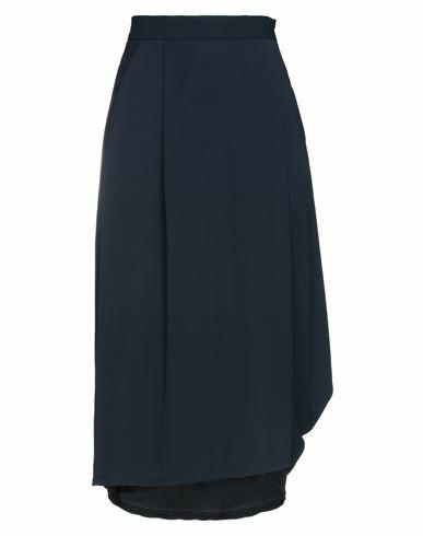 High Woman Midi skirt Midnight blue Polyester Cover