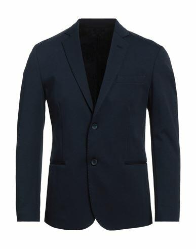 Takeshy Kurosawa Man Blazer Midnight blue Cotton, Polyamide, Elastane Cover