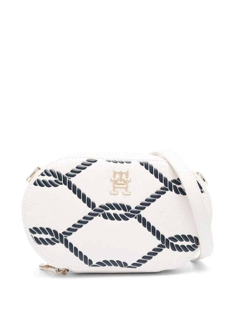 Tommy Hilfiger rope-print crossbody bag - Neutrals Cover