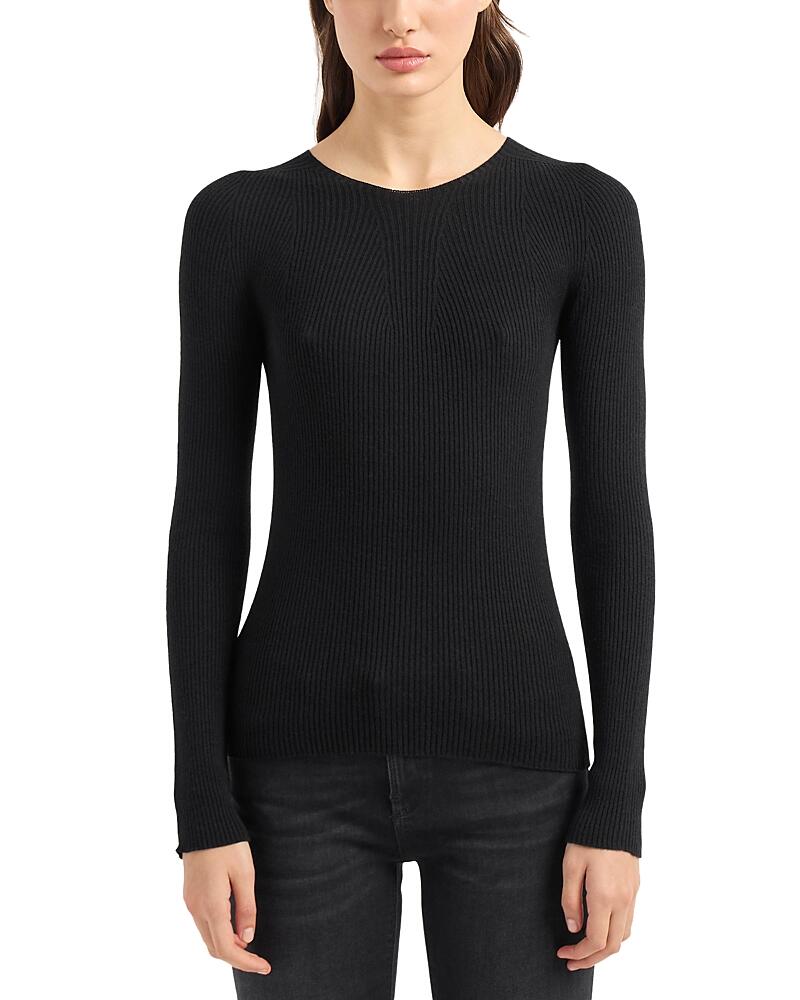 Emporio Armani Ribbed Crewneck Sweater Cover