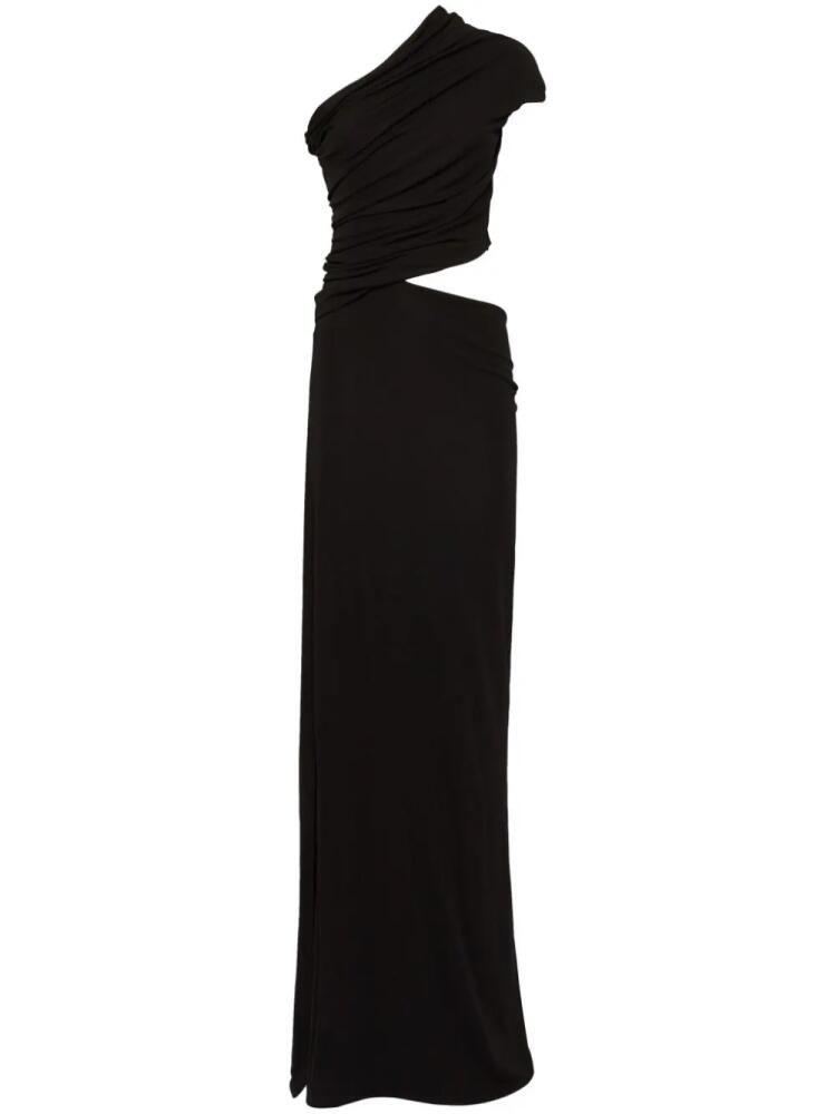 DSQUARED2 one-shoulder maxi dress - Black Cover