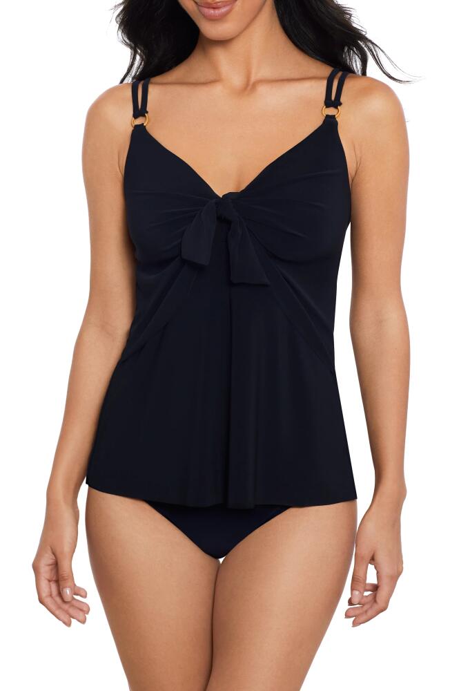 Magicsuit Akikio Obi Tankini Top in Black Cover