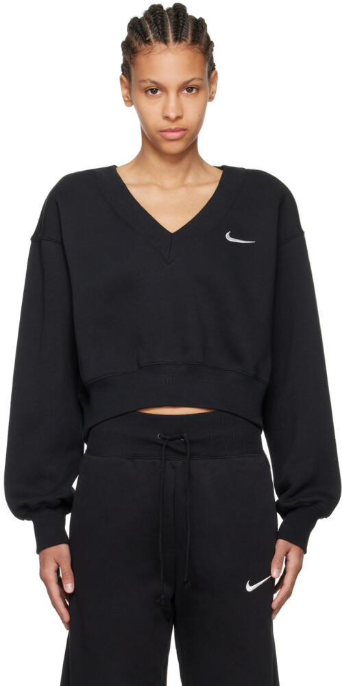 Nike Black Sportswear Phoenix Sweater Cover