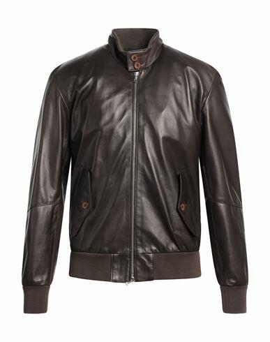 Masterpelle Man Jacket Dark brown Soft Leather Cover