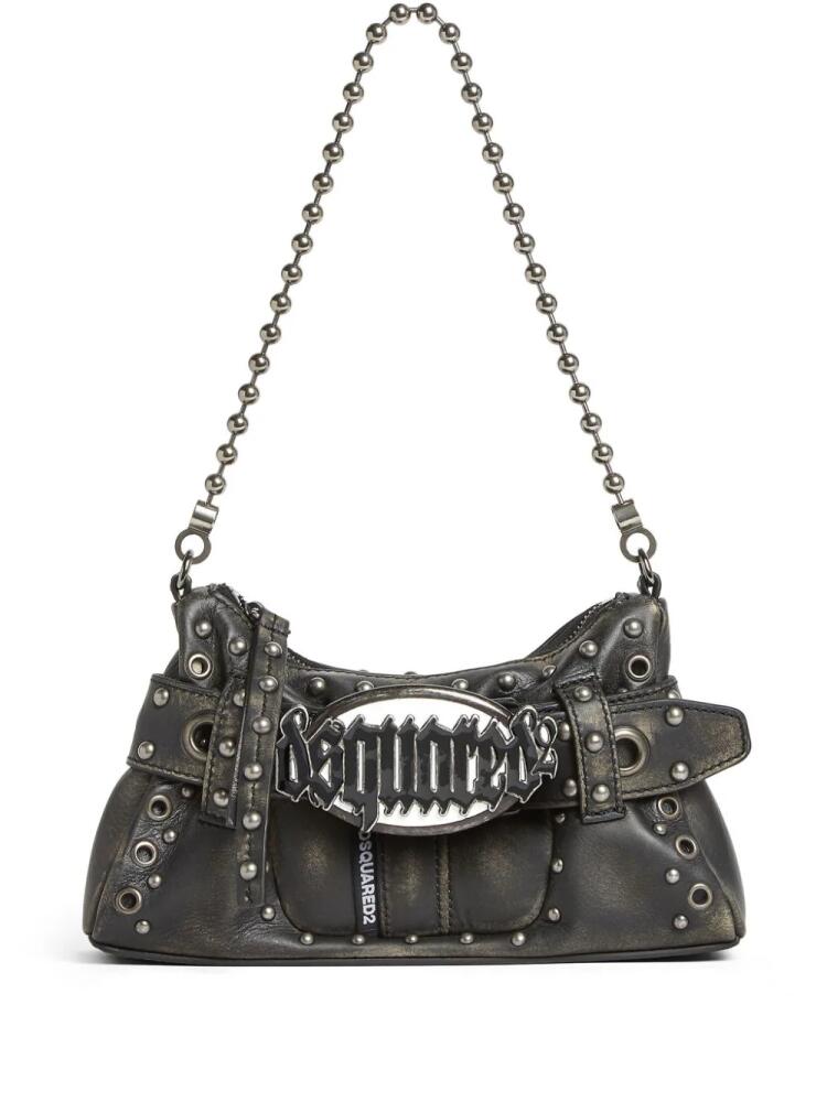 DSQUARED2 Gothic leather shoulder bag - Black Cover