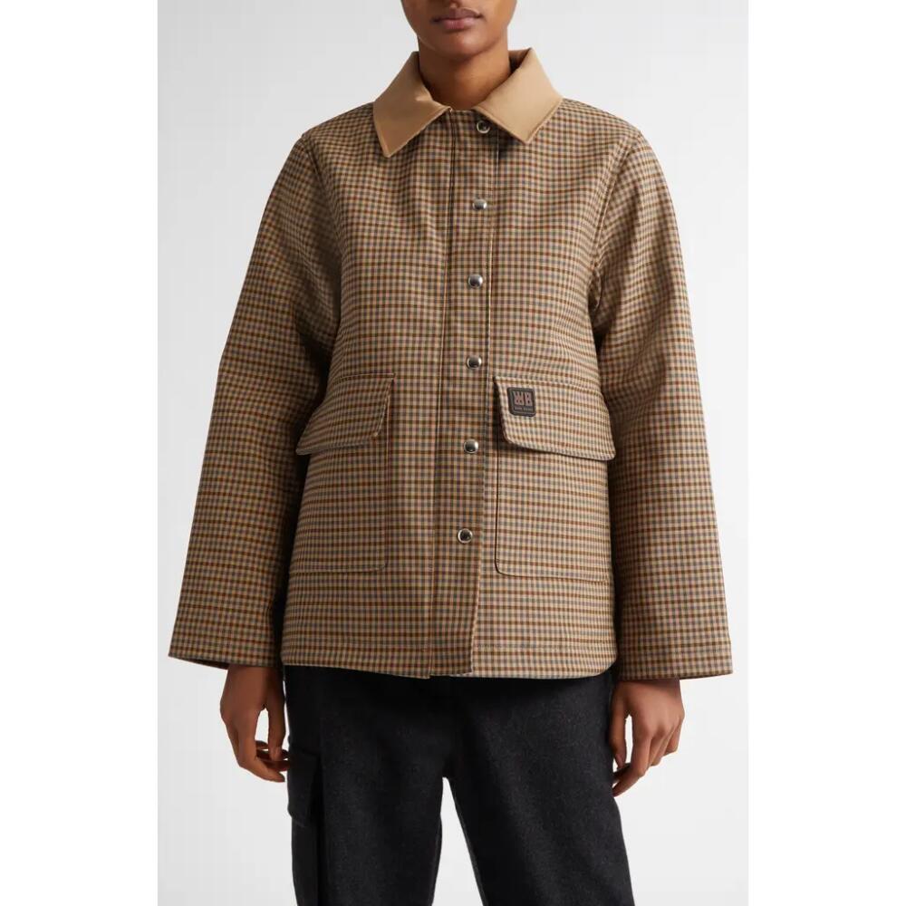 Wales Bonner Alto Check Chore Jacket in Beige/Brown Cover