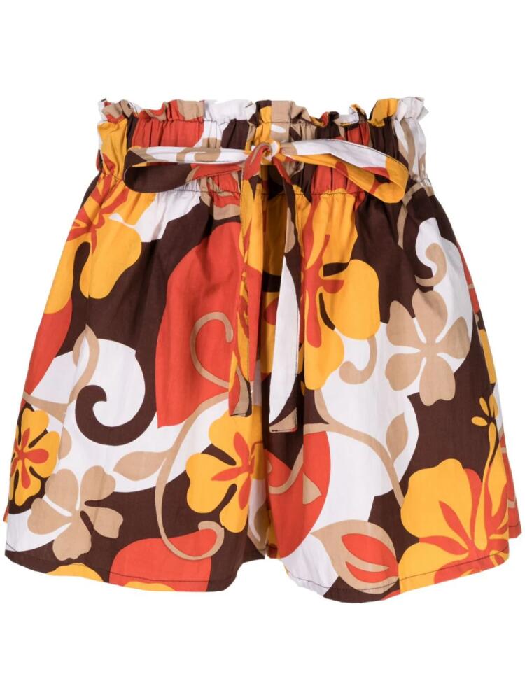 Faithfull the Brand paperbag-waist cotton shorts - Multicolour Cover