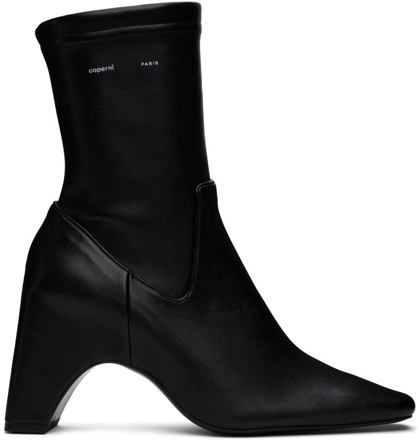 Coperni Black Low Bridge Stretch Boots Cover