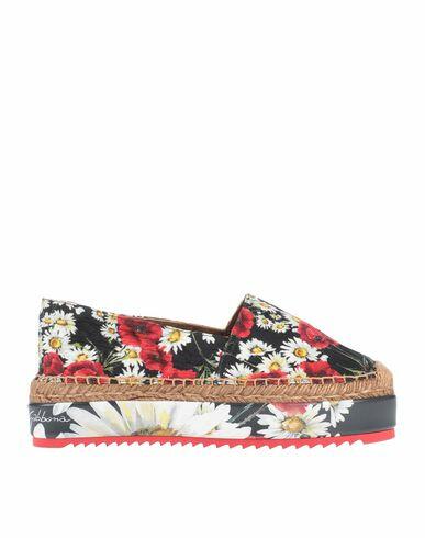 Dolce & gabbana Woman Espadrilles Black Viscose, Cotton Cover