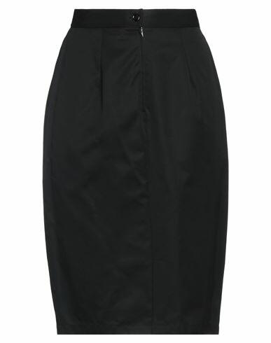 Valentino Garavani Woman Midi skirt Black Cotton Cover