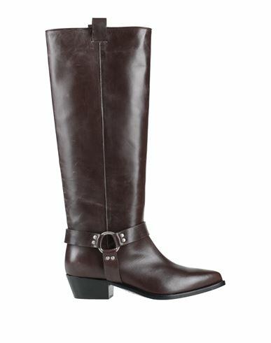 P. a.r. o.s. h. Woman Boot Dark brown Calfskin Cover