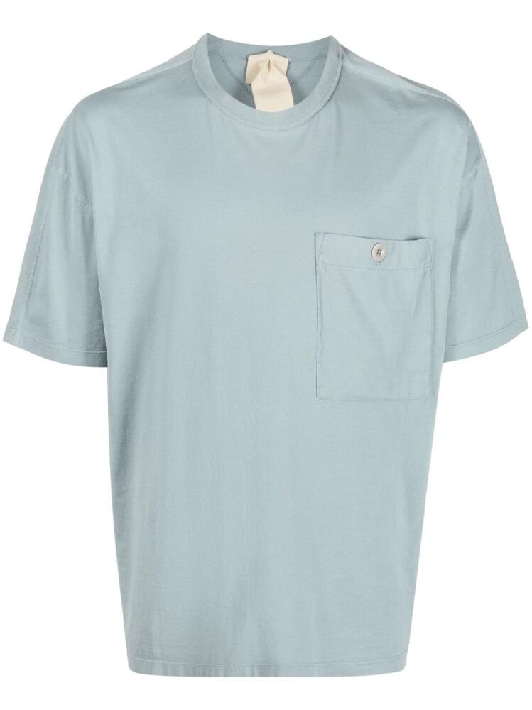 Ten C logo-patch T-shirt - Blue Cover