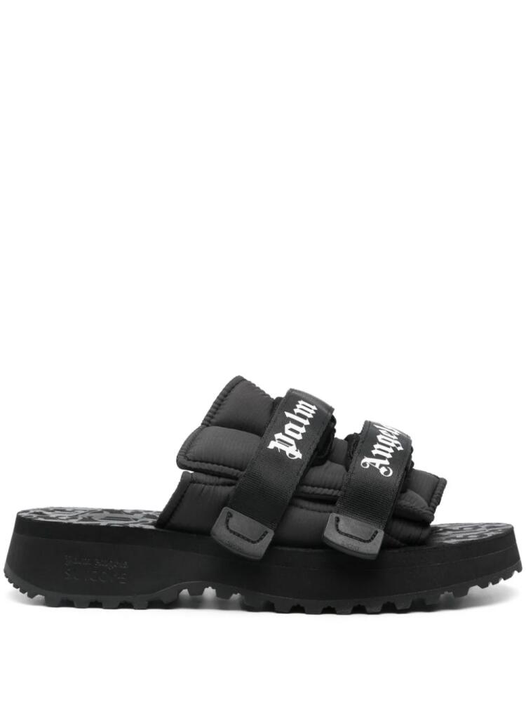 Palm Angels x Suicoke Moto-P slides - Black Cover