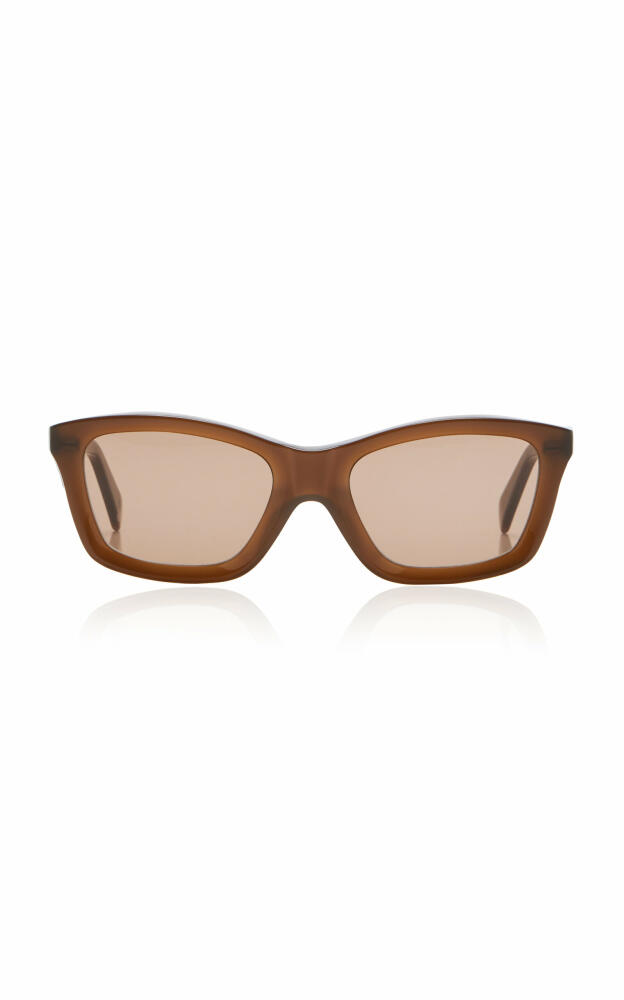 Toteme - The Classics Square-Frame Acetate Sunglasses - Brown Cover