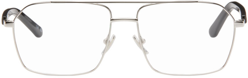 Balenciaga Silver Aviator Glasses Cover