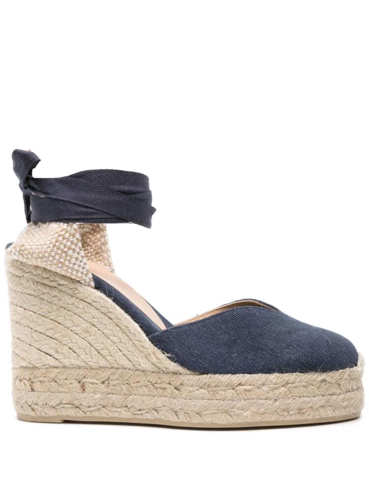 Castañer Chiara 110mm wedge espadrilles - Blue Cover