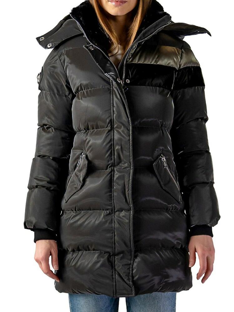 Woodpecker Women's Penguin Faux Fur Lined Puffer Coat - Magnum Cover