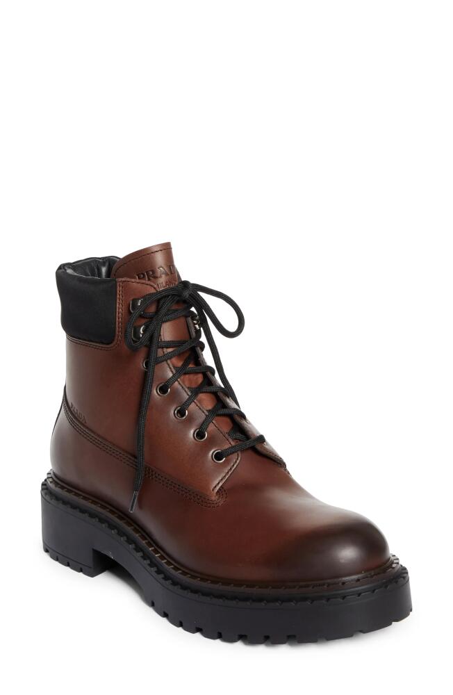 Prada Combat Boot in Ebano Cover