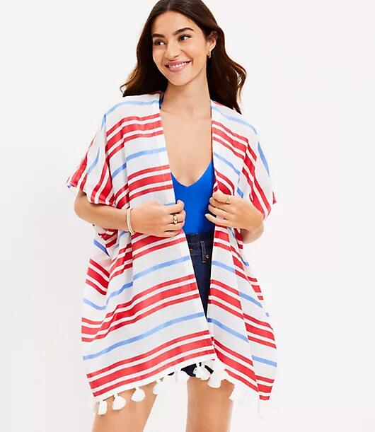 Loft Mixed Stripe Wrap Cover