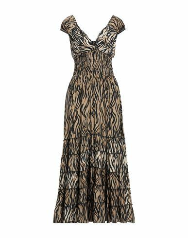 Iconique Woman Midi dress Sand Polyester Cover