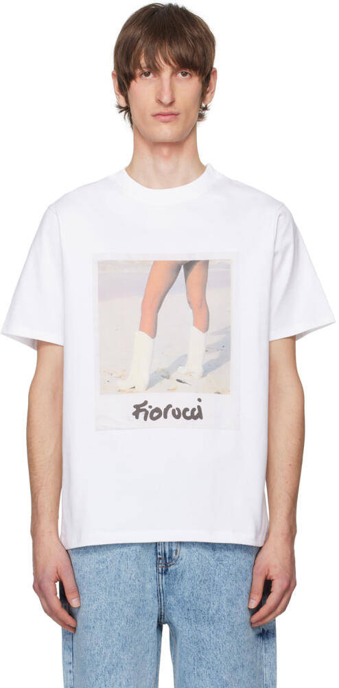 Fiorucci White Legs Polaroid T-Shirt Cover