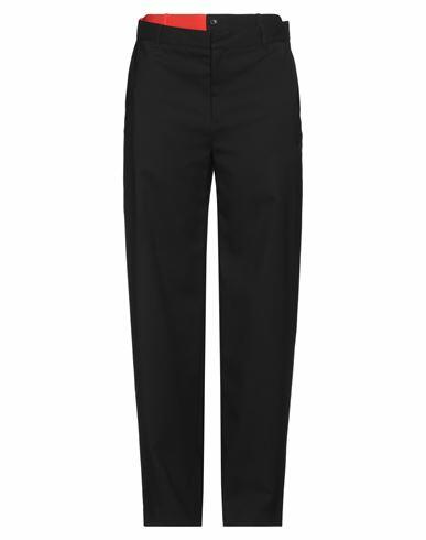 Y/project Woman Pants Black Virgin Wool, Elastane Cover