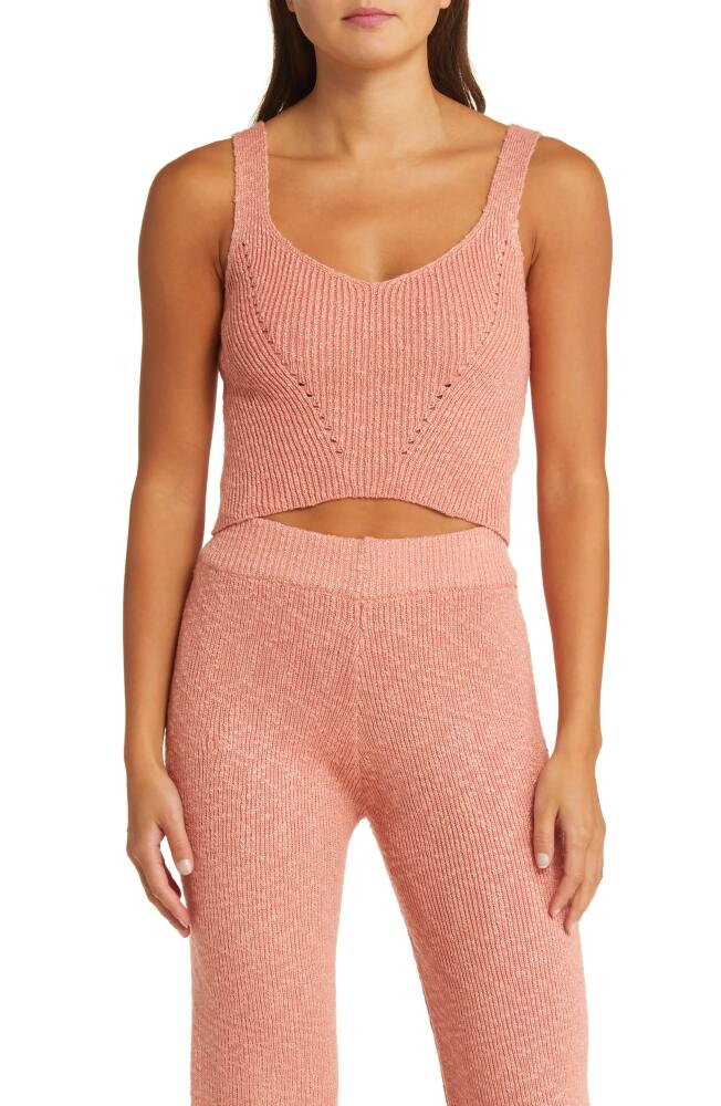 Rip Curl Tropics Knit Crop Tank in Coral Cover