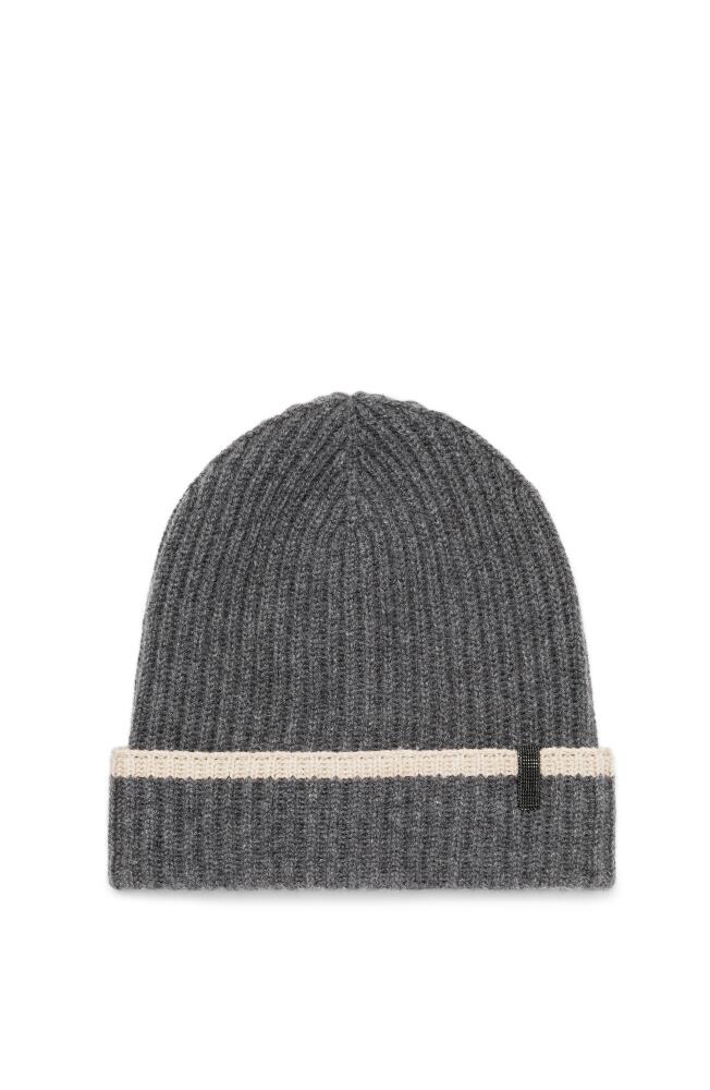 Brunello Cucinelli Knit beanie in Lead Cover