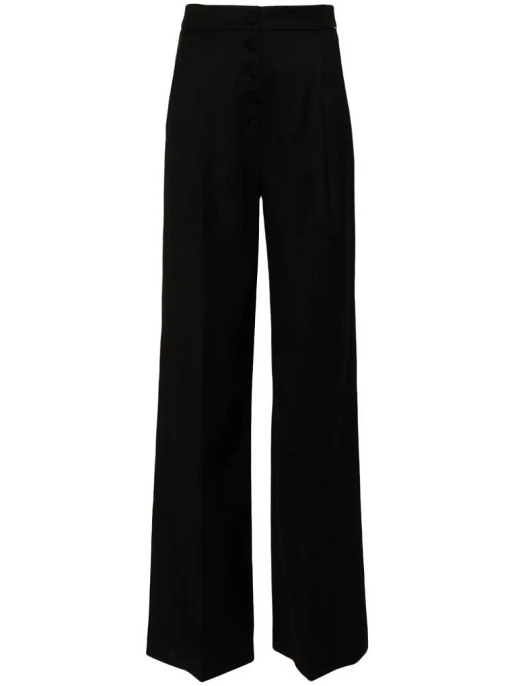 NISSA logo-plaque tailored trousers - Black Cover