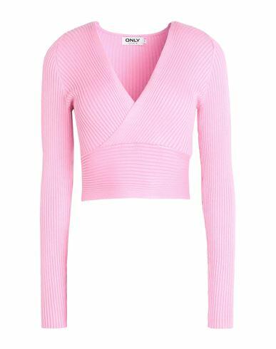 Only Woman Sweater Pink Viscose, Nylon Cover