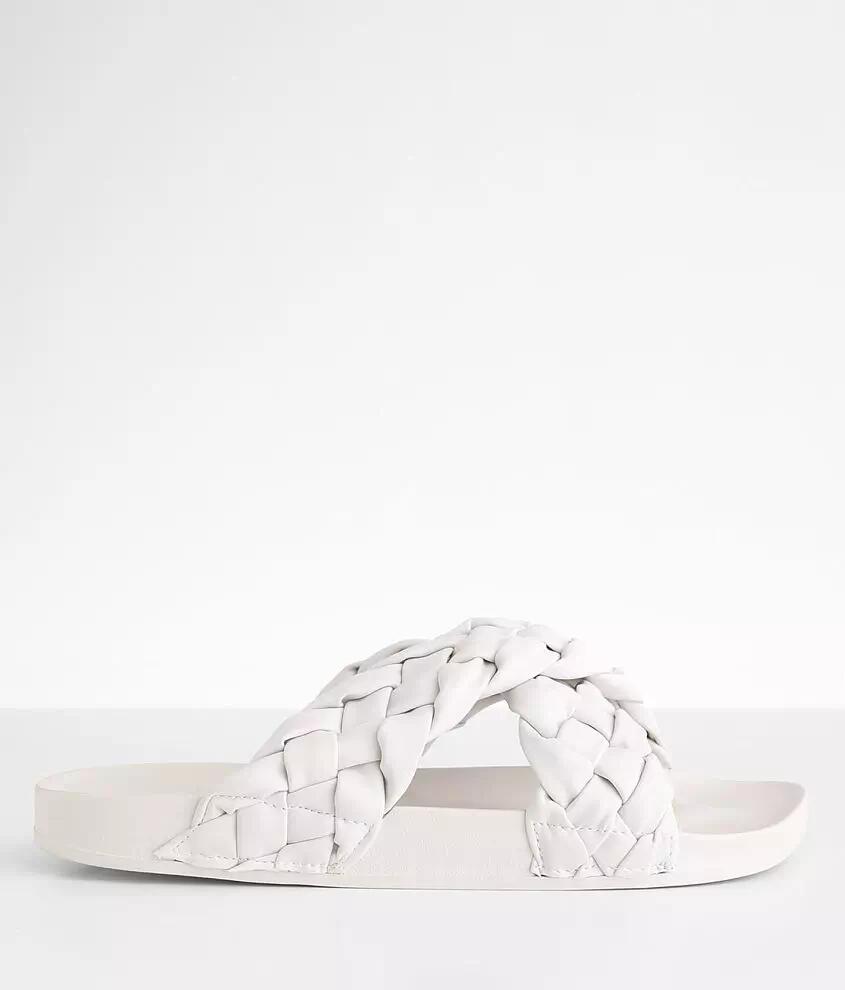 Qupid Immy Braided Sandal Cover