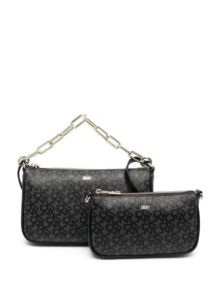 DKNY monogram tote bag - Black Cover