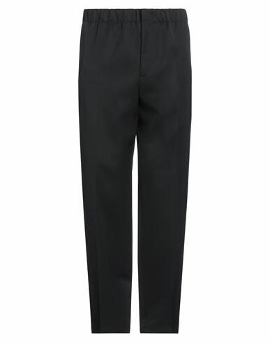 Jil Sander Man Pants Black Wool Cover